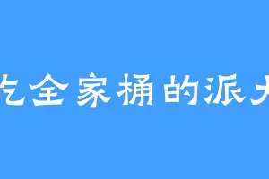 爱吃全家桶的派大星