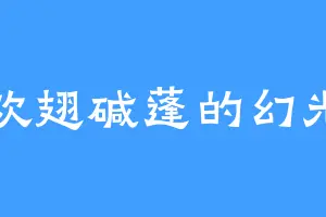喜欢翅碱蓬的幻光雷