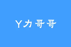 Y力哥哥