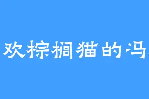 喜欢棕榈猫的冯府