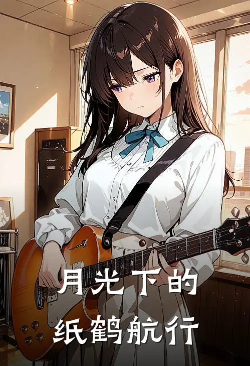 月光下的纸鹤航行