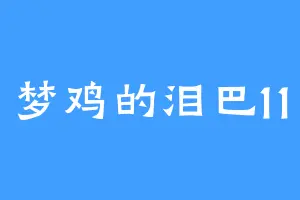 梦鸡的泪巴11