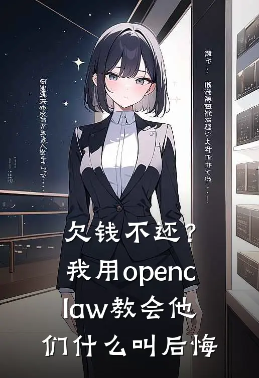 欠钱不还？我用openclaw教会他们什么叫后悔。