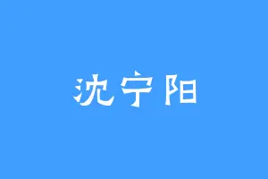 沈宁阳