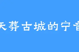 天葬古城的宁音