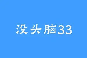 没头脑33