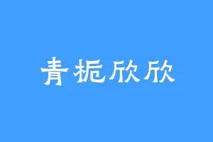 青栀欣欣