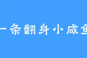 一条翻身小咸鱼
