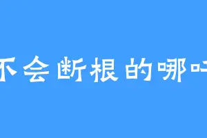 不会断根的哪吒