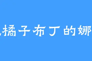 爱吃橘子布丁的娜塔莎