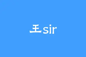 王sir