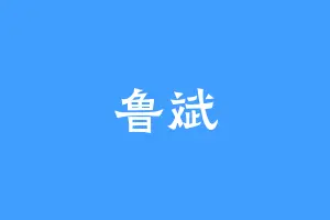 鲁斌